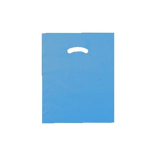 Dark Blue - Super Glossy Plastic Bag - 12 x 15"