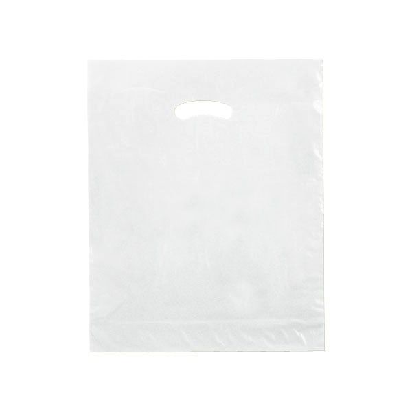 White - Super Glossy Plastic Bag - 15 x 18 x 4"