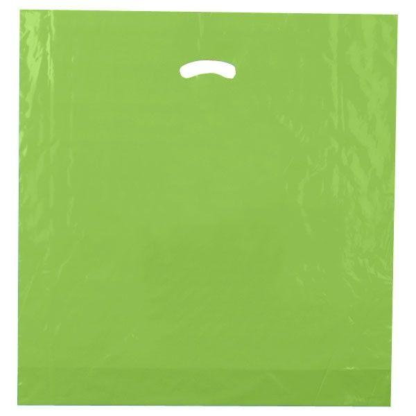 Citrus Green - Super Glossy Plastic Bag - 20 x 20 x 5"