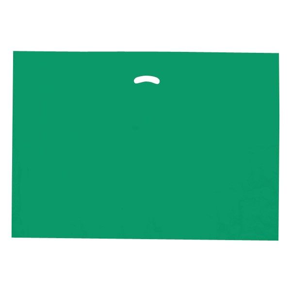 Dark Green - Super Glossy Plastic Bag - 24 x 24 x 5"