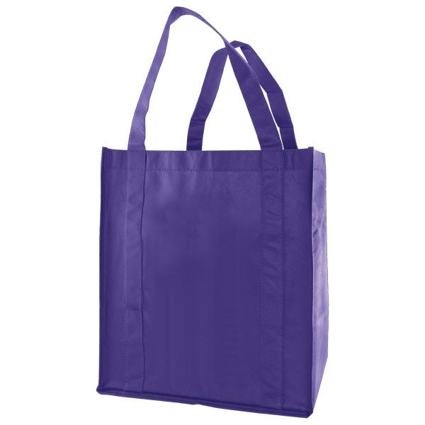 Royal Blue - Non Woven Grocery Bag - 13 x 10 x 15"