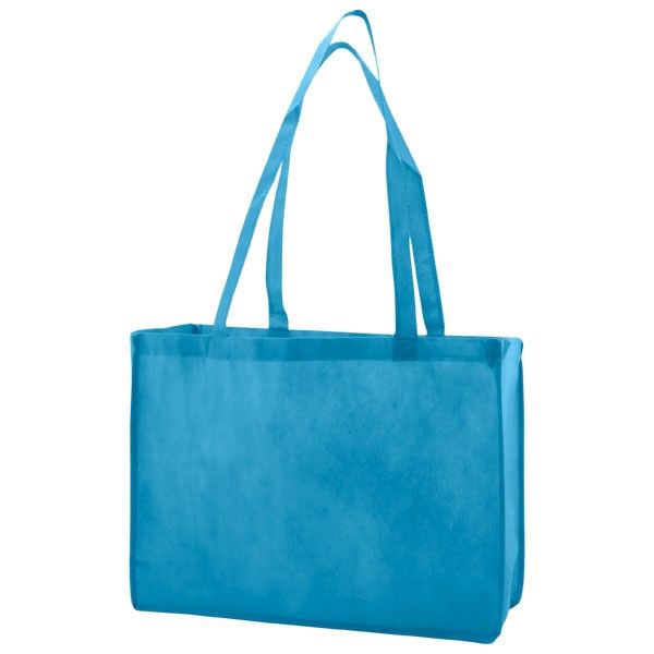 Aqua Blue - Reusable Gift Bag - 16 x 6 x 12" (28 in. Handle)