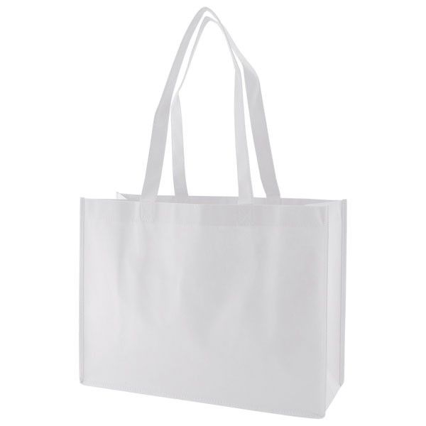 White - Reusable Gift Bag - 16 x 6 x 12" (28 in. Handle)