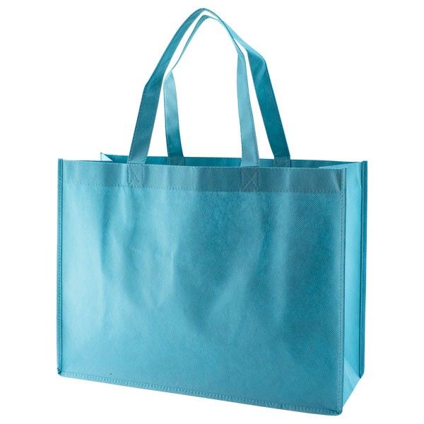Aqua Blue - Reusable Gift Bag - 16 x 6 x 12" (18 in. Handle)