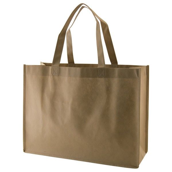 Khaki - Reusable Gift Bag - 16 x 6 x 12" (18 in. Handle)