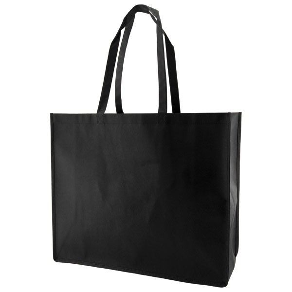 Black - Reusable Gift Bag - 20 x 6 x 16" (28" Handles)