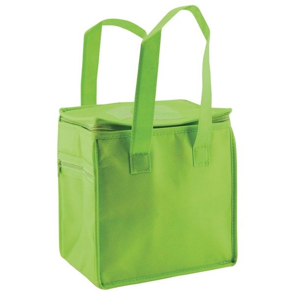 Lime - Reusable Thermo Lunch Tote - 8 x 6 x 8-1/2" (16in. Handle)