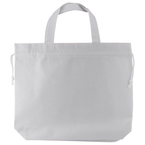 White - Reusable Purse Tote - 16-1/2 x 4-1/4 x 13-1/2" (15 in. Handle)