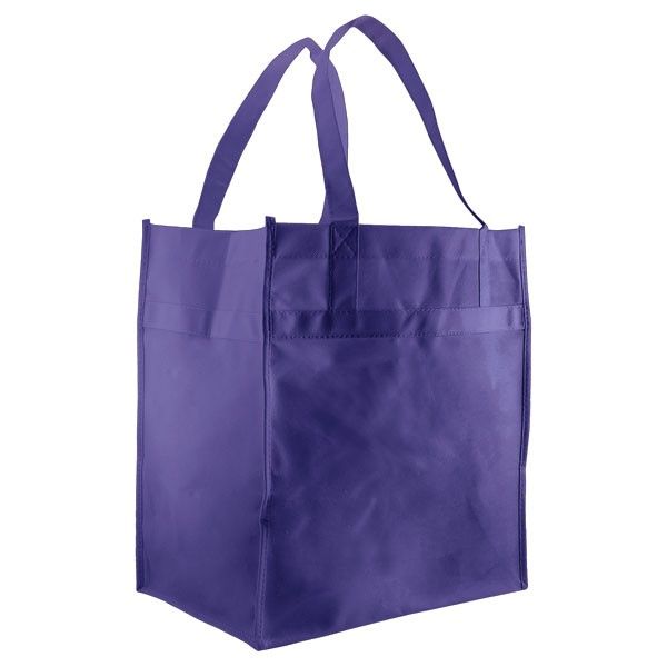 Royal Blue - Reusable Econo Grocery Tote - 12 x 8 x 13"(18 in. Handle)