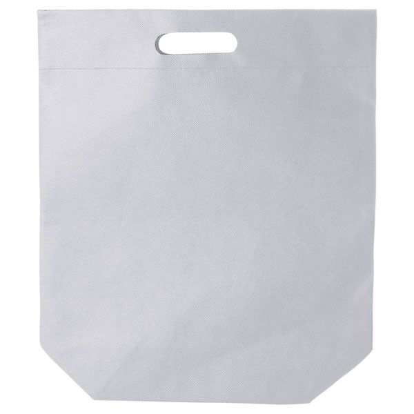 White - Reusable Die-Cut Tote - 15 x 8" (4 Die-Cut Handle)