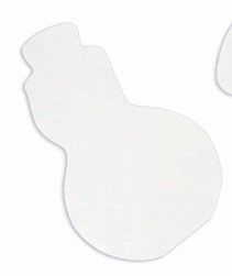 White/White - Snowman Candy Pad - 8-1/4 x 5-1/4"