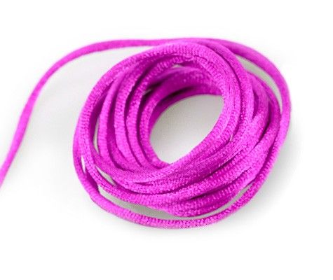 Shocking Pink - Satin Cord - 100 Yards