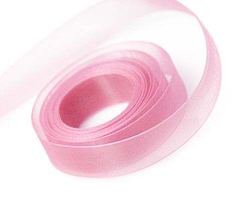 Dusty Rose - Sheer Chiffon Ribbon - 5/8" x 100 Yards