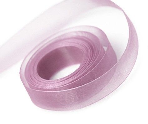 Rosy Mauve - Sheer Chiffon Ribbon - 1/4" x 100 Yards