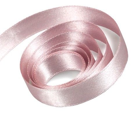 Light Pink - Silver Sheen Ribbon - 5/8" x 100 Yards