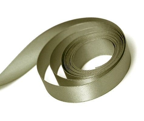 Deep Sage - Single Face Satin Ribbon - 1/4" x 100 Yards