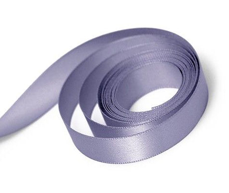 Blue Heather - Single Face Satin Ribbon - 1/2" x 100 Yards