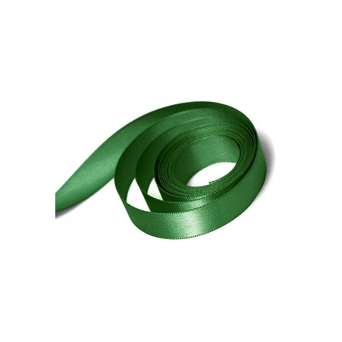 Green - Single Face Satin Ribbon - 5/8" x 100 Yards
