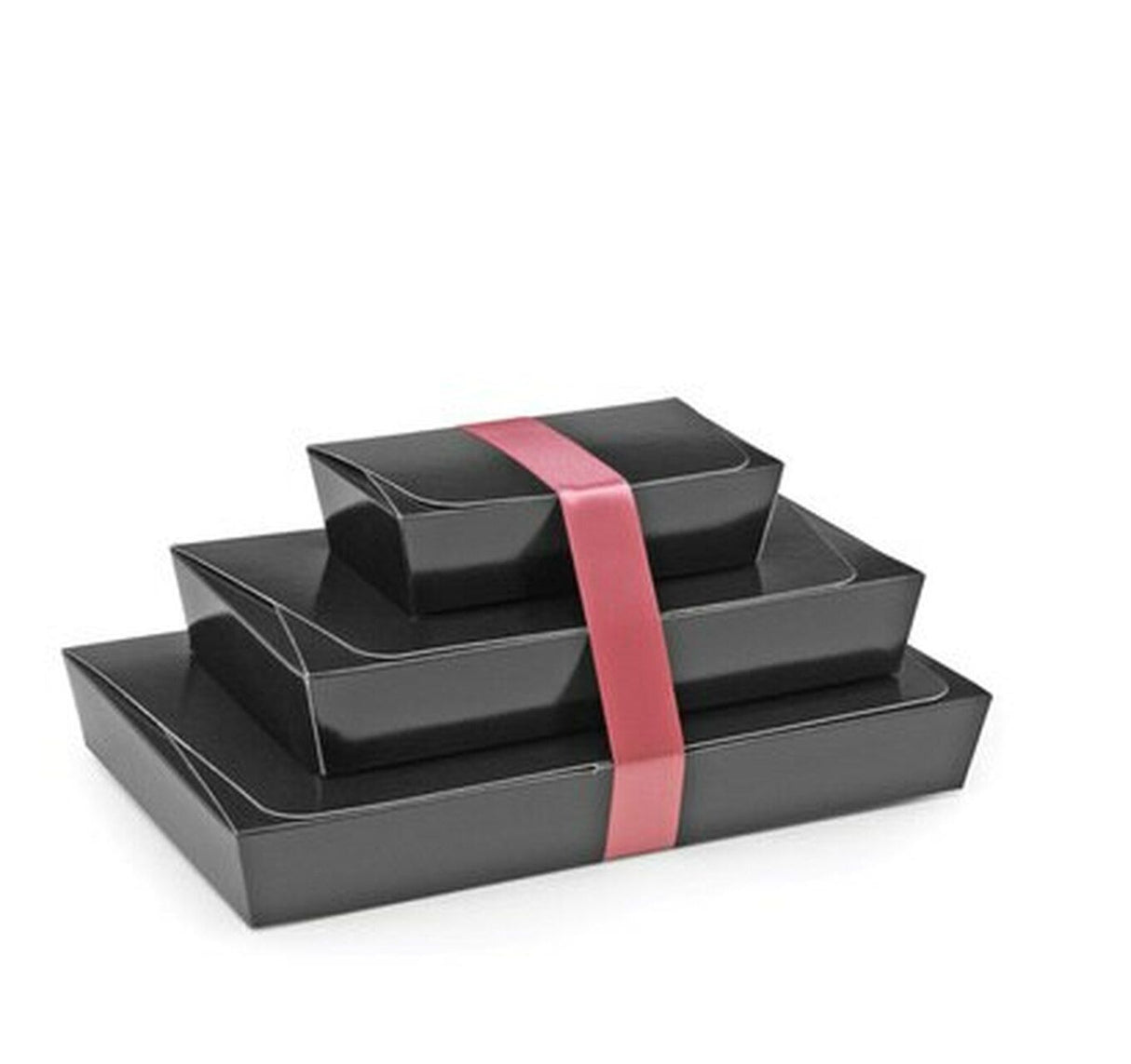 Black - Ballo Box - (1/2 lb) 7-1/2 x 4 x 1-1/8"