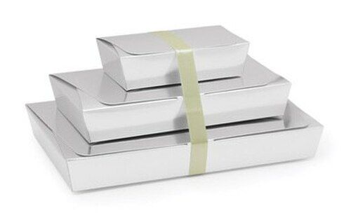Silver - Ballo Box - (1 lb) 9-1/4 x 5-1/2 x 1-1/8"