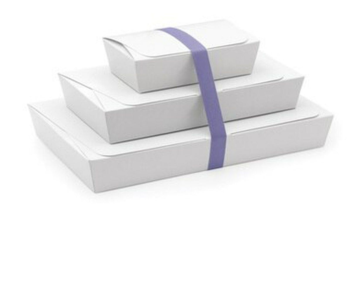 White - Ballo Box - (1 lb) 9-1/4 x 5-1/2 x 1-1/8"