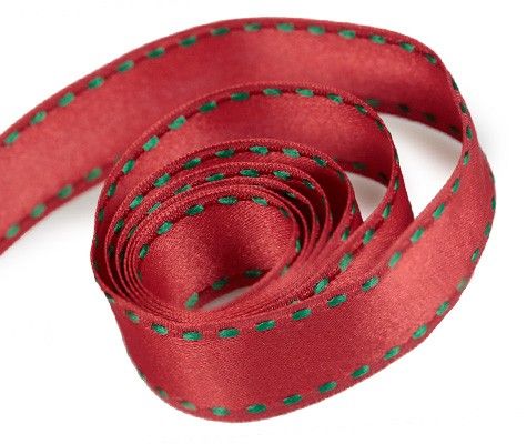 Red - Smooth Classic Ribbon - 7/8" x 25 Yards