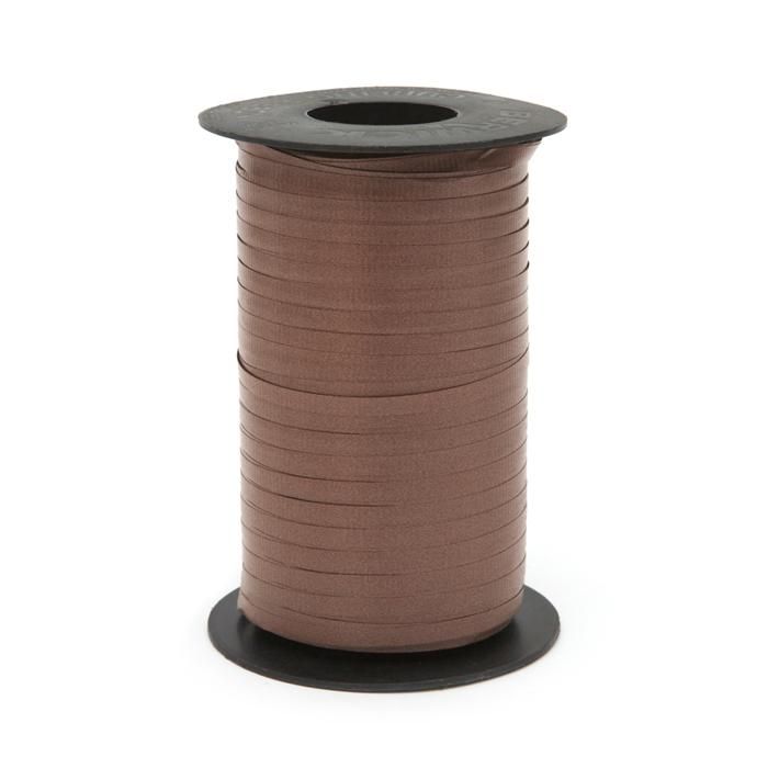 Chocolate - Splendorette Curling Ribbon Solid - 3/8" x 250 Yards