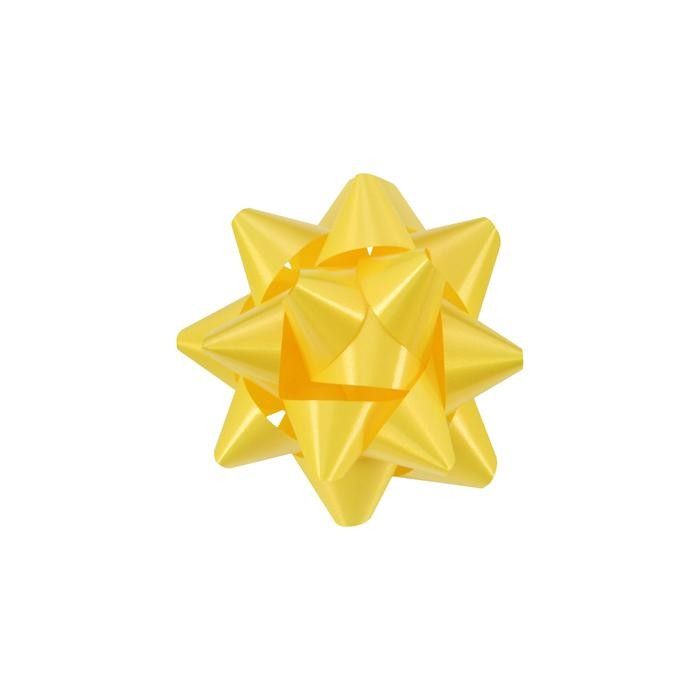 Daffodil - Splendorette Star Bow - 3-3/4" Width Bow with 15 loops (3/4" Ribbon)