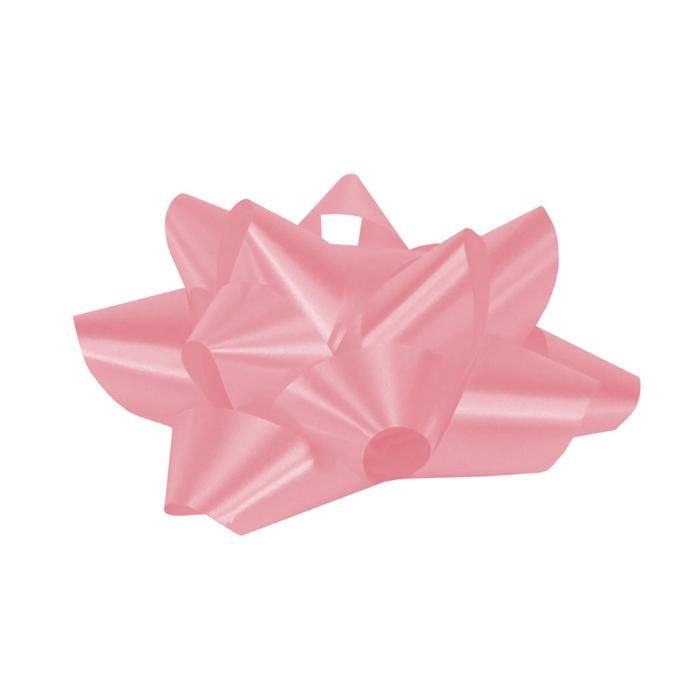 Pink - Splendorette Star Bow - 3-3/4" Width Bow with 15 loops (3/4" Ribbon)