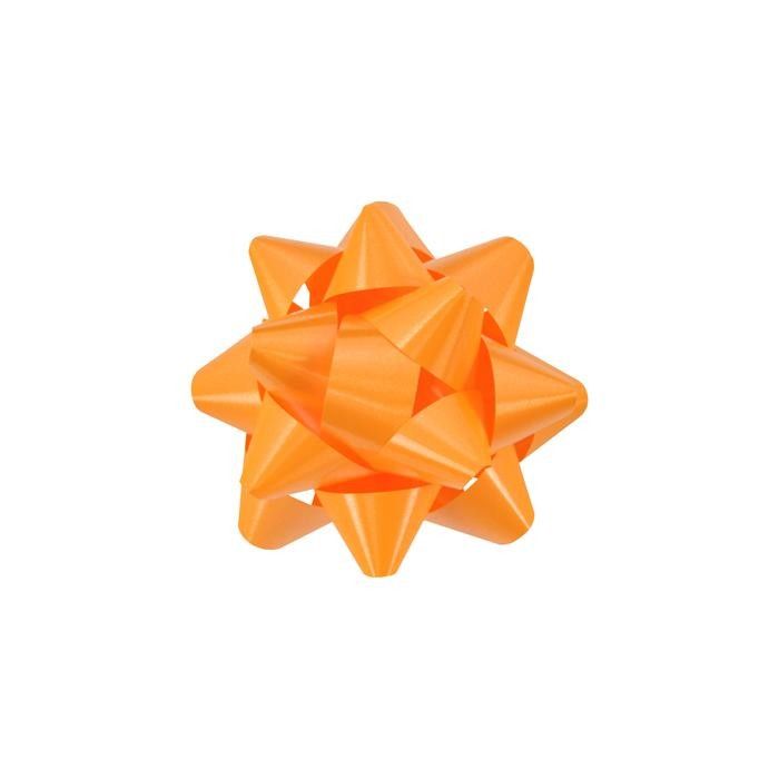 Tropical Orange - Splendorette Star Bow - 3-3/4" Width Bow with 15 loops (3/4" Ribbon)