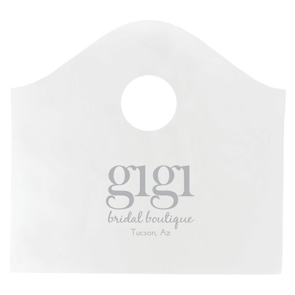 Frosted Clear - Frosted Wave Bag - 22 x 18 x 8"