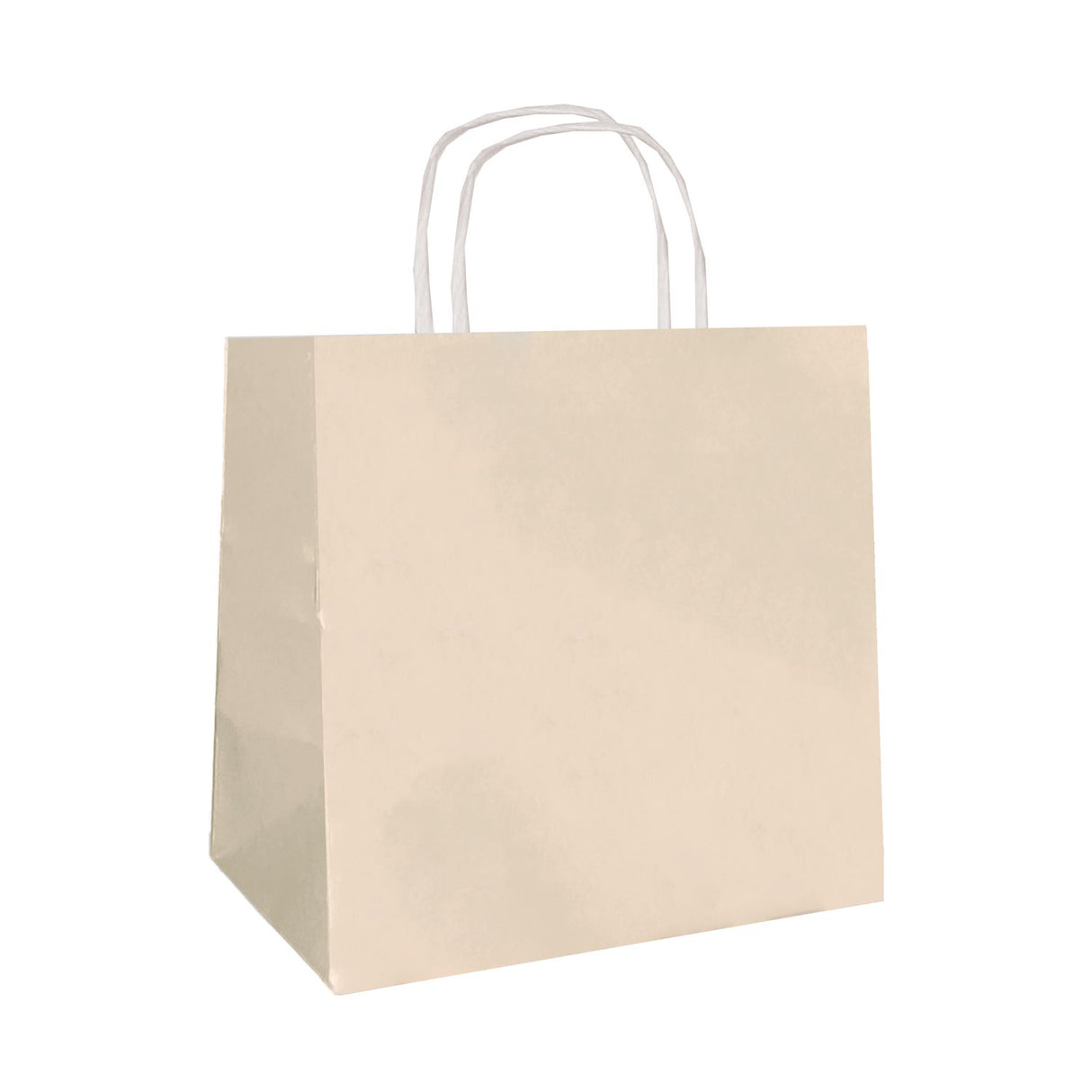 Sand - Smooth Top Egde Shopping Bag - 6 x 4 x 6"