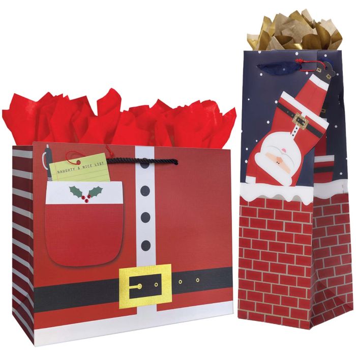 Santa's List Gift Bags & Wrapping Paper