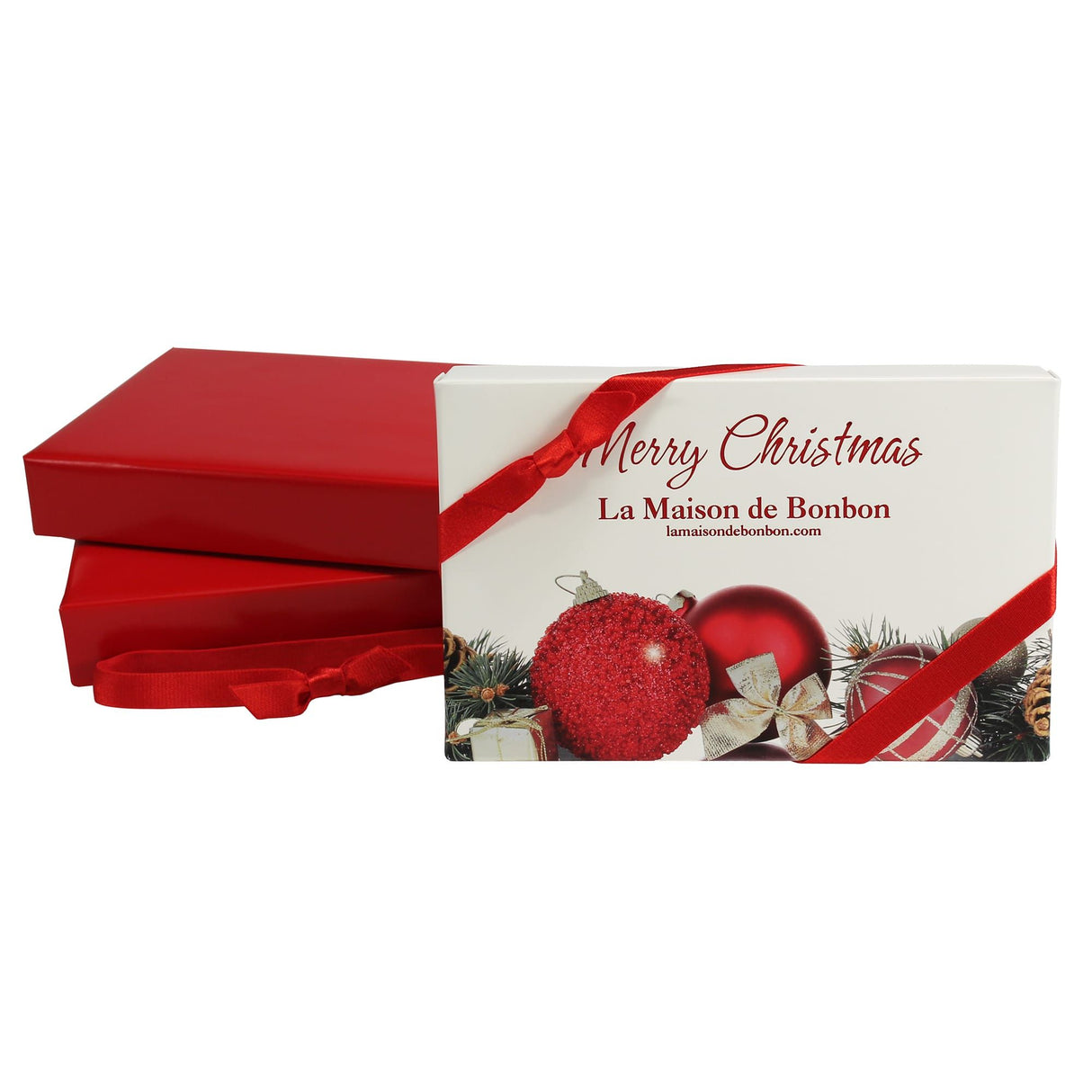 Red - Satin Stretch Loop - 1/2" - 16" Loop