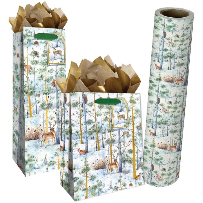 Snowy Woodland Gift Bags & Wrapping Paper
