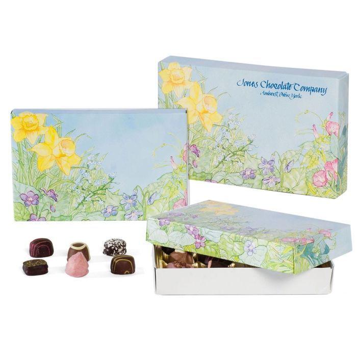 Spring Garden 1/2 lb & 1 lb Chocolate Boxes