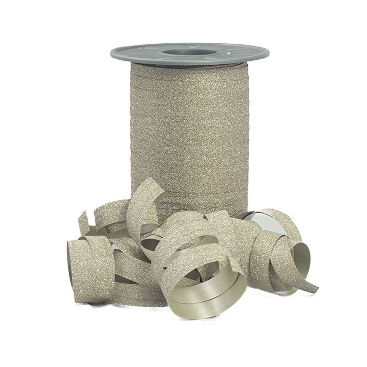 Champagne Stardust Glitter - Curling Ribbon - 3/8" x 109 Yards