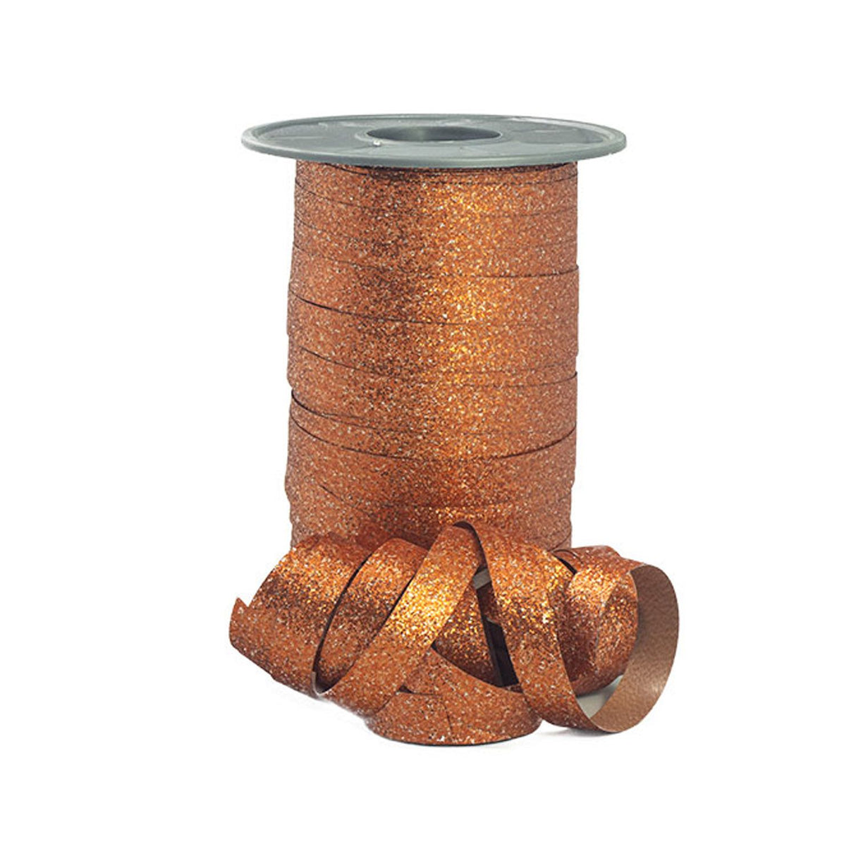 Copper Stardust Glitter - Curling Ribbon - 3/8" x 109 Yards