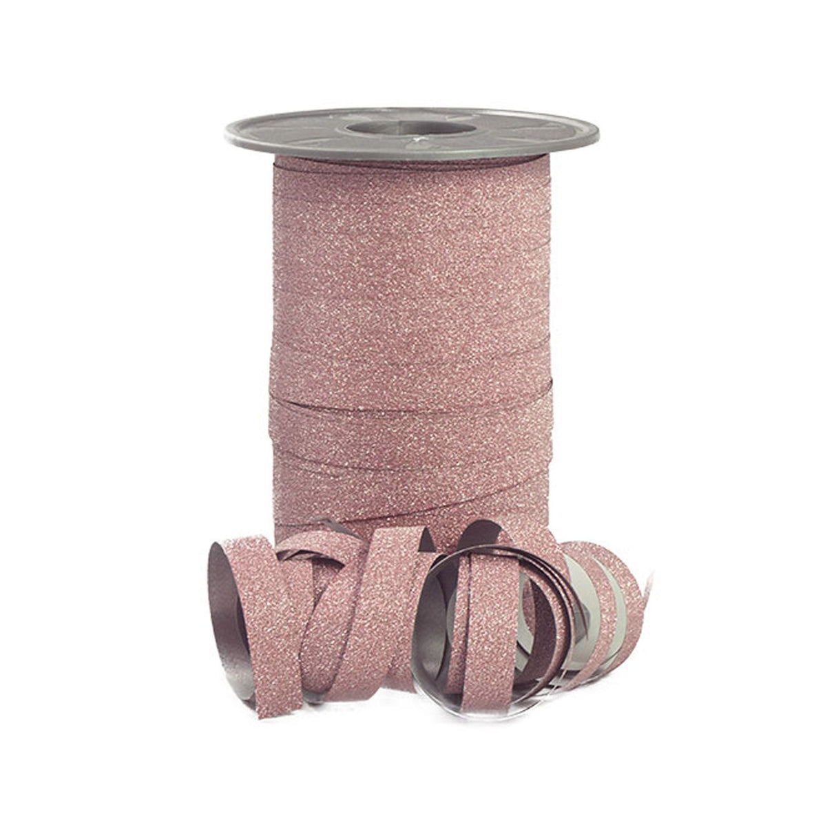 Pink Stardust Glitter - Curling Ribbon - 3/8" x 109 Yards