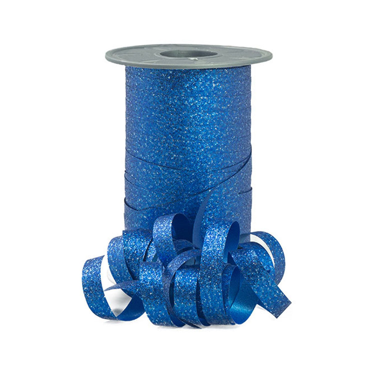 Royal Blue Stardust Glitter - Curling Ribbon - 3/8" x 109 Yards