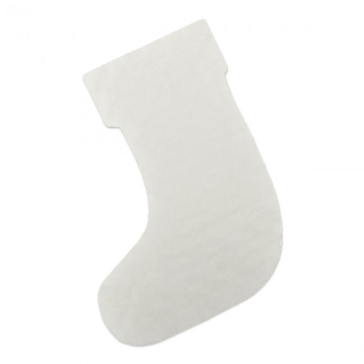 White - Stocking Candy Pad - (Stocking) 4-1/4 x 5-11/16"