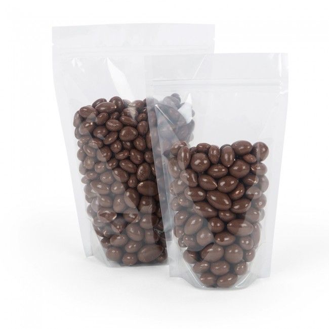 Clear - Stand Up Zipper Pouch - 5-1/2 x 3 x 9-1/8"