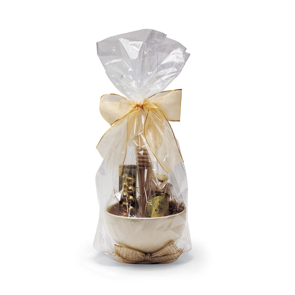 Clear - Round Bottom Gift Basket Bag - 22 x 25 x 8"