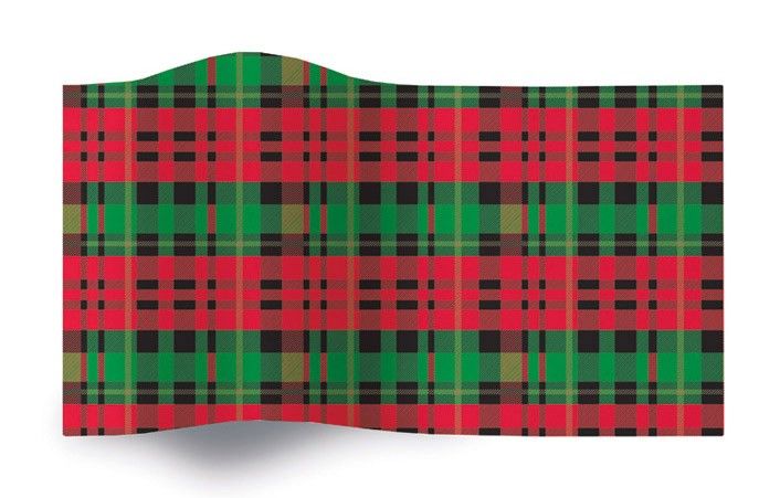 Presently Plaid - Tissue - Ream - 20 x 30"
