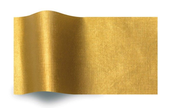 Embossed Gold Linen - Tissue - Ream - 20 x 30"