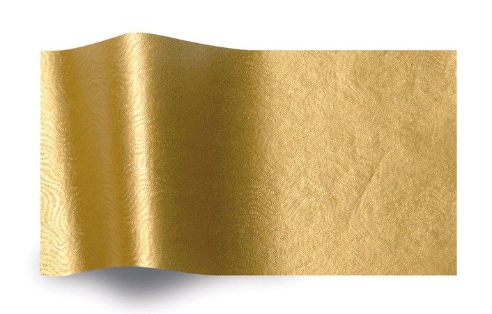 Embossed Gold Swirls - Tissue - Ream - 20 x 30"