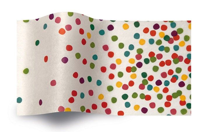 Confetti Dots - Tissue - Ream - 20 x 30"