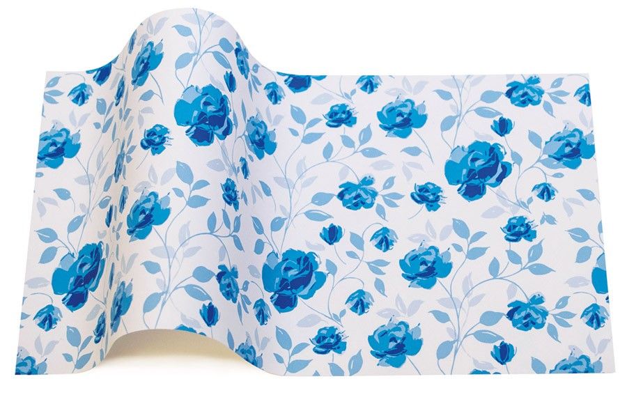 Wedgewood Blossoms - Tissue - Ream - 20 x 30"