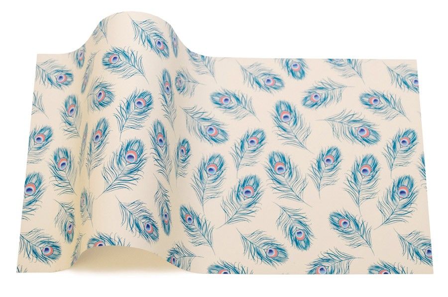 Elegant Peacock - Tissue - Ream - 20 x 30"