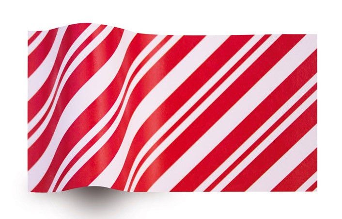 Peppermint Stripes Tissue - Tissue - Ream - 20 x 30"